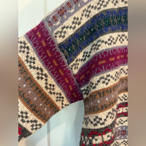 Vtg Eddie Bauer Fair Isle Wool Sweater Unisex 
Heritage Nordic Cabin Cozy Sz M - Picture 2 of 9
